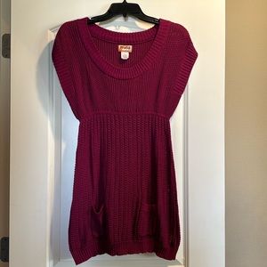 MUDD Short Sleeve Babydoll Sweater